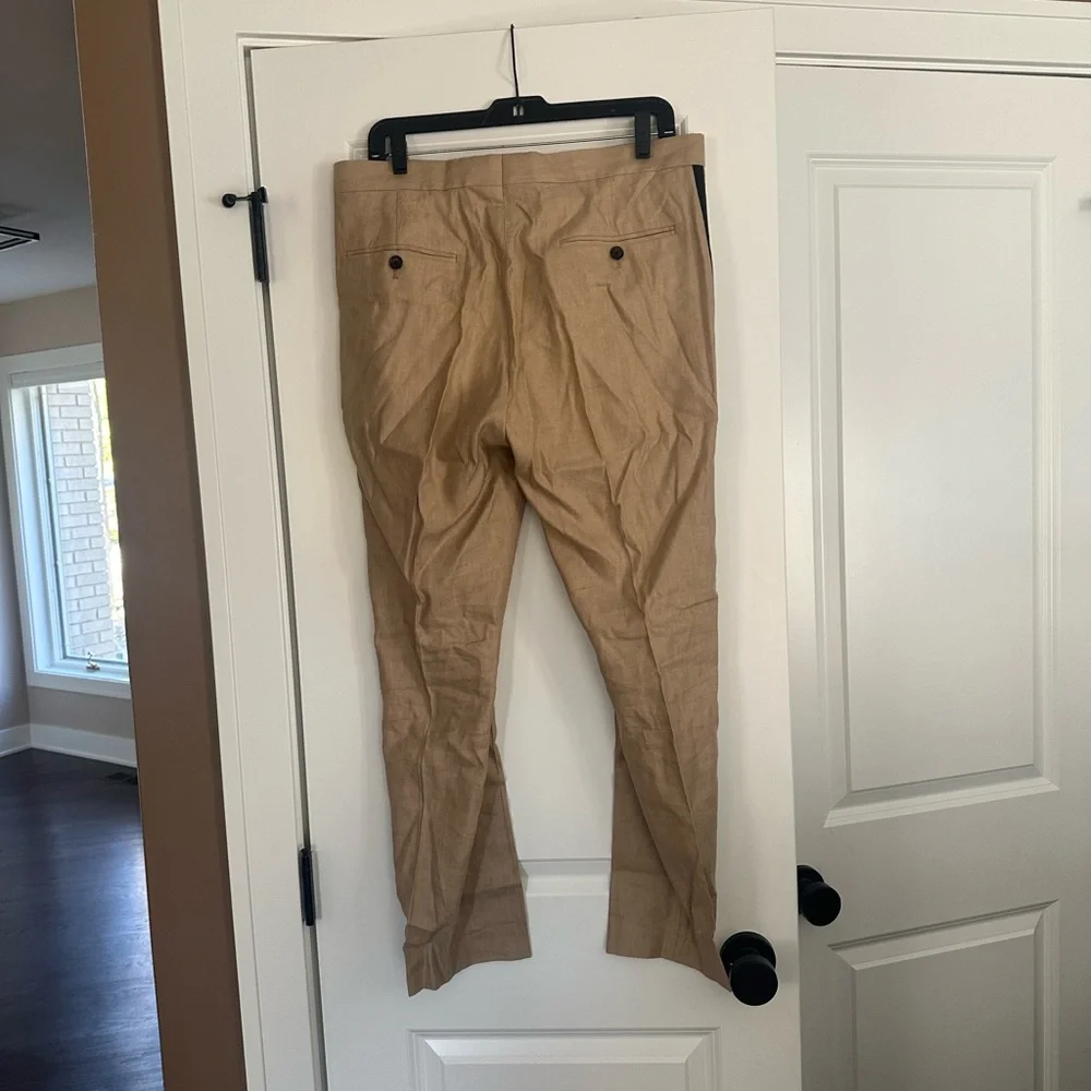 J. Crew Ludlow slim fit linen blend pants